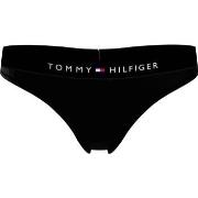 Tommy Hilfiger Truser Thongs Svart økologisk bomull Large Dame