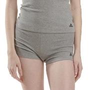 adidas Truser Active Flex Ribbed Boxer Shorts Grå bomull Small Dame