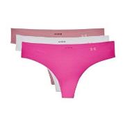Under Armour Truser 3P Pure Stretch Thong Rosa/Hvit Small Dame