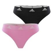 adidas Truser 2P Underwear Brazilian Thong Svart/Rosa bomull Small Dam...
