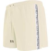 Calvin Klein Badebukser Medium Drawstring Swim Shorts Hvit polyester M...