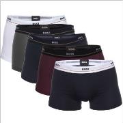 BOSS 5P Cotton Boxer Trunks Multi-colour-2 bomull X-Large Herre