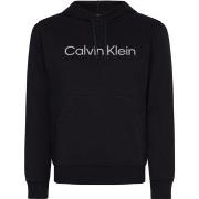 Calvin Klein Sport Essentials PW Pullover Hoody Svart bomull Large Dam...