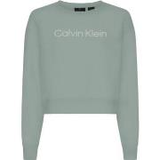 Calvin Klein Sport Essentials PW Pullover Sweater Blå bomull Large Dam...