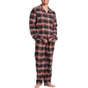 Jockey Cotton Flannel Pyjama Svart bomull X-Large Herre