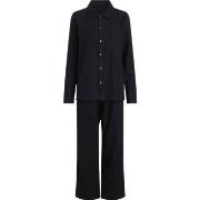 Calvin Klein Cotton Pyjama Svart bomull Large Dame