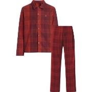 Calvin Klein Pure Flannel Pyjamas Rød bomull Medium Herre