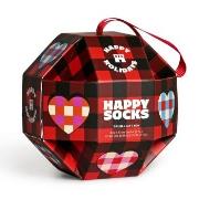 Happy socks Strømper Bauble Sock Gift Set Rød Mønster modal Str 41/46