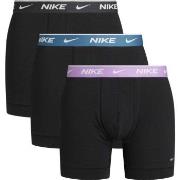 Nike 3P Everyday Essentials Cotton Stretch Boxer Svart/Rosa bomull Med...