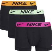 Nike 3P Everyday Essentials Micro Trunks Svart/Rosa polyester X-Large ...