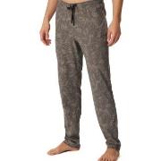 Schiesser Mix Plus Relax Long Pants Brun Mønster bomull 56 Herre