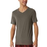 Schiesser Mix Plus Relax T Shirt Brun 58 Herre