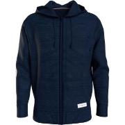 Tommy Hilfiger HWK FZ Hoodie Marine bomull Large Herre