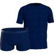 Tommy Hilfiger 2P Luxe Trunk And Tee Giftbox Marine Medium Herre
