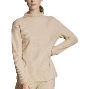 Calida Home Hub Sweater Krem bomull Large Dame