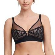 Chantelle BH Corsetry Embroidery Wirefree Support Bra Svart B 90 Dame