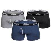 AussieBum Essential Bamboo Hipster Marine/Grå bomull Small Herre