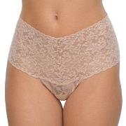 Hanky Panky Truser Signature Lace Retro Thong Beige nylon One Size Dam...