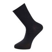 Trofe Wool Loose Rib Sock Strømper Svart Str 43/46 Dame