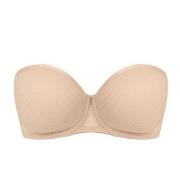 Freya BH Tailored Underwire Moulded Strapless Bra Beige B 75 Dame