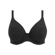 Elomi Bazaruto Underwire Plunge Bikini Top Svart polyamid F 80 Dame