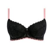 Freya BH Off Beat UW Padded Half Cup Bra Svart I 80 Dame