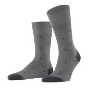 Falke Strømper Dot Socks Grå bomull Str 43/46 Herre