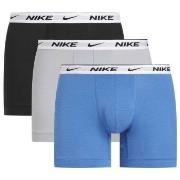Nike 3P Everyday Essentials Cotton Stretch Trunk Blå bomull Medium Her...