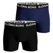 Bjorn Borg Bamboo Cotton Blend Boxer 2P Svart/Blå X-Large Herre