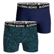 Bjorn Borg Bamboo Cotton Blend Boxer 2P Blå/Grønn Small Herre