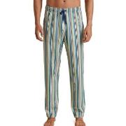 Calida Remix Sleep Weekend Pants Blå/Brun bomull X-Large Herre