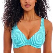 Freya Jewel Cove UW High Apex Bikini Top Turkis Mønster H 85 Dame