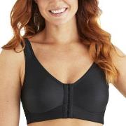 Swegmark BH Front Fastening CoolMax Moulded Soft Bra Svart F 90 Dame