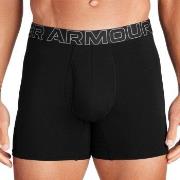 Under Armour Perfect Cotton 6in Boxer Svart Large Herre