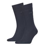 Calvin Klein Strømper 2P Carter Casual Flat Knit Sock Marine Str 43/46...