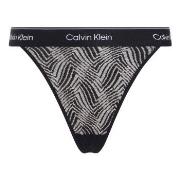 Calvin Klein Truser Modern Lace Thong Svart polyamid Large Dame