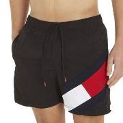 Tommy Hilfiger Badebukser Solid Flag Swim Shorts Svart nylon Medium He...