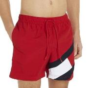 Tommy Hilfiger Badebukser Solid Flag Swim Shorts Rød nylon X-Large Her...