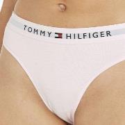 Tommy Hilfiger Truser Thongs Lysrosa økologisk bomull Medium Dame