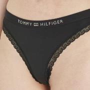 Tommy Hilfiger Truser Tonal Logo Lace Thong Svart X-Small Dame