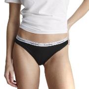 Calvin Klein Truser 3P Low Rise Bikini Briefs Svart bomull Small Dame