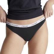 Calvin Klein Truser Modern Logo Thong Svart bomull XX-Large Dame