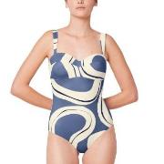 Triumph Summer Allure Swimsuit Blå/Hvit E 44 Dame