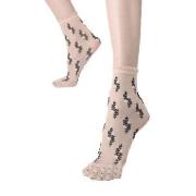 Oroblu Strømper Flowering Socks 20 Beige polyamid One Size Dame