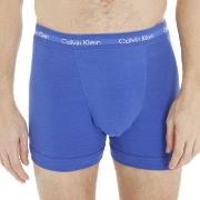 Calvin Klein 3P Cotton Stretch Trunks Marine/Blå bomull Small Herre