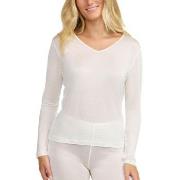 Damella Silk Long Sleeve Elfenben silke Large Dame