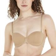 Calvin Klein BH Strapless Lined Bra Beige B 75 Dame