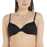 Calvin Klein BH Sheer Marquisette Demi T-shirt Bra Svart polyamid E 80...