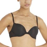 Calvin Klein BH Sheer Marquisette Push Up Bra Svart C 70 Dame