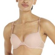 Calvin Klein BH Sheer Marquisette Push Up Bra Lysrosa D 75 Dame